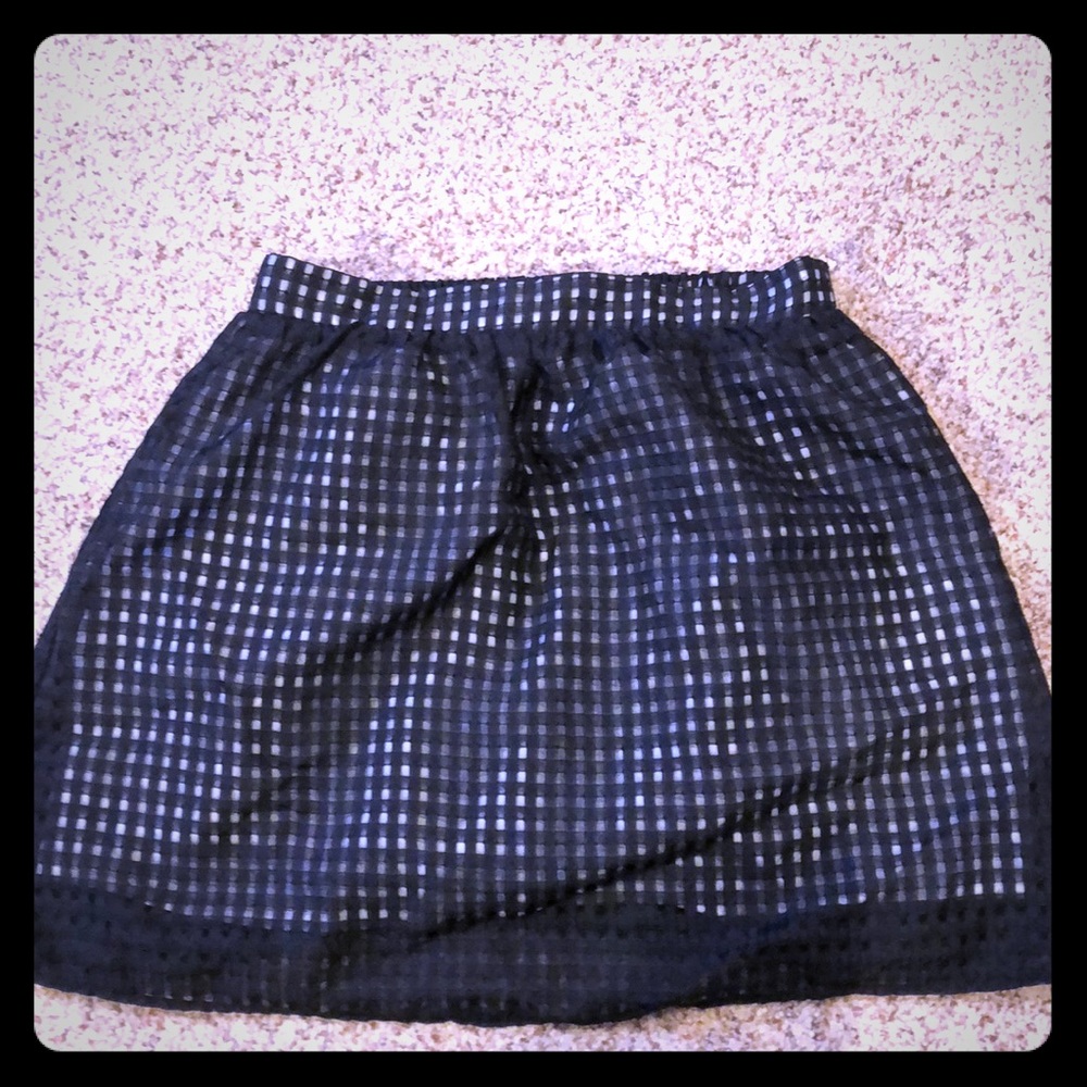 Black and white skirt
